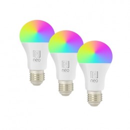 Immax 07733C LED 3x Glühbirne Smart 1x11W | E27 | 1055lm | 2700-6500K | RGB