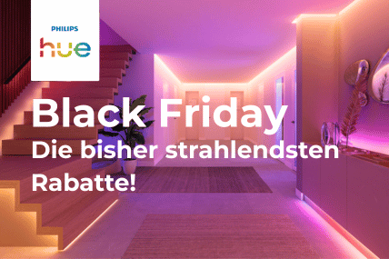 Black Friday Philips Hue – bis zu 30 % Rabatt