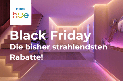 Black Friday Philips Hue – bis zu 30 % Rabatt