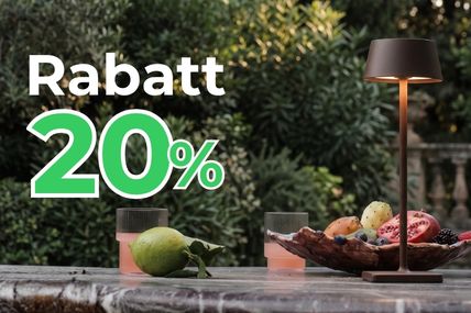 Dolce Vita 20 % Rabatt auf neue Beleuchtung