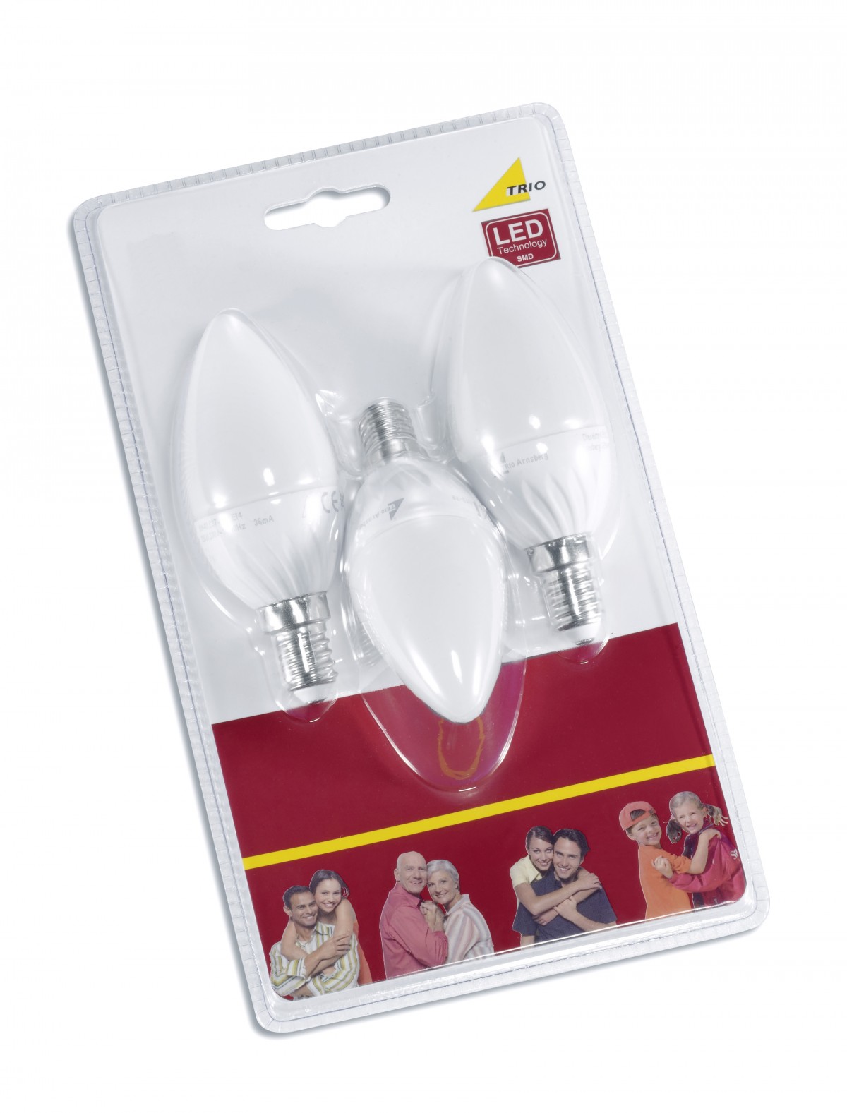 TRIO 989-63 3X LED LAMPE KERZE 1X6W | E14 | 470LM | 3000K