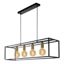 Lucide 00424/04/30 Pendelleuchte Ruben 4x40W | E27