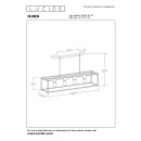 Lucide 00424/04/30 Pendelleuchte Ruben 4x40W | E27