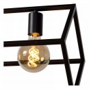 Lucide 00425/04/30 Hängende Deckenleuchte Fabian 4x40w | E27 - schwarz, dimmbar
