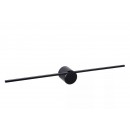 Lucide 12201/60/30 LED Wandleuchte Mizar 1x6w | 2700k | 270lm | IP44 - schwarz