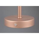 Trio R59151165 LED stolní lampa Jeff 1x1,5W | 150lm | 3000K | IP20 - dotyková funkce o 4 stupních, provoz na akumulátor, provoz přes USB-C, kávová
