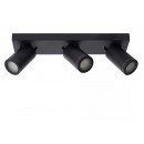 Lucide 09930/15/30 Spotleuchte 3x5w | LED GU10 | 3x320lm | 2200K / 3000K | IP44 - inkl. Lampe, schwarz, einstellbar, dimmbar, CCT