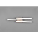 Trio R62473135 LED-Deckenleuchte Route 3x5W | 500lm | 3000K | IP20 - Holzimitation, weiß
