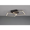 Trio R64492132 LED-Deckenleuchte Trail 1x20W | 2250lm | 3000K | IP20 - schwenkbare Arme, schwarz