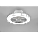 Trio R64122106 LED-Deckenventilator Sandfjord 1x30W | 3420lm | 2700-6500K | IP20 - WIZ-Technologie, 3 Geschwindigkeitsstufen, integrierter Dimmer, einstellbare Lichtfarbe, Memory-Funktion, Nachtlichtfunktion, Fernbedienung, Zeitschaltuhr