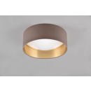 Trio R64191141 LED-Deckenleuchte Locarno 1x12W | 1160lm | 3000K | IP20 - taupe, weiß