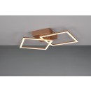 Trio R64492165 LED-Deckenleuchte Trail 1x20W | 2250lm | 3000K | IP20 - schwenkbare Arme, Kaffee