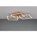Trio R64493165 LED-Deckenleuchte Trail 1x31W | 3550lm | 3000K | IP20 - schwenkbare Arme, Kaffee