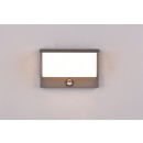 Trio 240969142 LED-Wandleuchte Nestos 1x13W | 1300lm | 3000K | IP54 - Bewegungsmelder, anthrazit