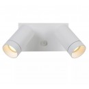 Lucide 09831/02/31 Außenwandlampe Taylor 2x5w | Gu10 | IP54 - weiß, Fleck, einstellbar, Bewegungssensor