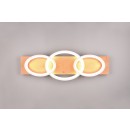 Trio 641110331 LED-Deckenleuchte Barca 1x40W | 4700lm | 3000K | IP20 - 3 Stufen Dimmschalter, Holz, mattweiß