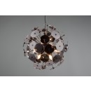 Trio 309900657 Pendelleuchte Discalgo 6x40W | E14 | IP20 - höhenverstellbar, mattschwarz, verchromt