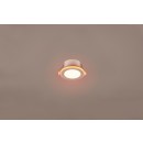 Trio 653610131 LED-Spotleuchte Argus 1x4W | 350lm | 3000K+RGBW | IP20 - integrierter Dimmer, Memory-Funktion, Fernbedienung, separat dimmbar, mattweiß