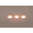 Trio 653610331 LED-Spotleuchte Argus 3x4W + 3x1W | 350lm | 3000K+RGBW | IP20 - integrierter Dimmer, Memory-Funktion, Fernbedienung, separat dimmbar, mattweiß