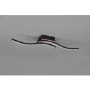 Trio R62472135 LED-Deckenleuchte Route 2x5W | 500lm | 3000K | IP20 - Holzimitation, weiß