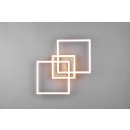 Trio R62793635 LED-Deckenleuchte Giro 1x25W | 3000lm | 2700-6000K | IP20 - integrierter Dimmer, einstellbare Lichtfarbe, Nachtlichtfunktion, Fernbedienung, 3 Dimmstufen mit Schalter, Holzimitation