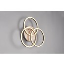 Trio R62823135 LED-Deckenleuchte Circle 1x27W | 3200lm | 2700-6000K | IP20 - integrierter Dimmer, einstellbare Lichtfarbe, Nachtlichtfunktion, Fernbedienung, variabel schwenkbar, 3 Dimmstufen mit Schalter, Holzimitation