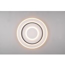Trio R64303131 LED-Deckenleuchte Jora 1x46W | 5400lm | 2700-6000K | IP20 - integrierter Dimmer, stufenlos einstellbare Lichtfarbe, Memory-Funktion, Fernbedienung, Nachtlicht, Sleep-Timer, 3 Stufen Dimmung über Schalter, mattweiß