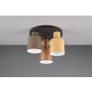 Trio 619430317 Agudo 3x40W | E27 | IP20 - Kaffee, Braun, Beige
