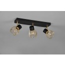 Trio R81383080 Ardon 3x10W | E14 | IP20 - schwarz, gold