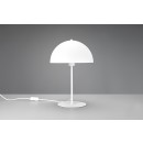 Trio 506290131 stolní lampa Nola 1x40W | E27 | IP20 - kabelový spínač, matná bílá