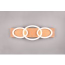 Trio 641110331 LED-Deckenleuchte Barca 1x40W | 4700lm | 3000K | IP20 - 3 Stufen Dimmschalter, Holz, mattweiß