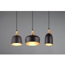 Trio 310500332 Pendelleuchte Chiraz 1x25W | E27 | IP20 - höhenverstellbar, mattschwarz