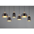 Trio 310500632 Pendelleuchte Chiraz 6x25W | E14 | IP20 - höhenverstellbar, mattschwarz