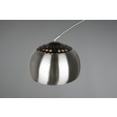 Trio 411700107 Stehleuchte Argentinien 1x60W | E27 | IP20 - Fußschalter, Nickel matt