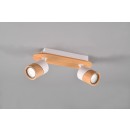 Trio 801100231 Deckenstrahler Aruni 2x5W | GU10 | IP20 - weiß, Holz