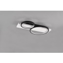 Trio 643810232 LED-Deckenleuchte Madera 1x26W | 3000lm | 3000K | IP20 - 3 Stufen Dimmschalter, mattschwarz
