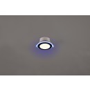 Trio 653610132 LED-Spotleuchte Argus 1x4W | 350lm | 3000K+RGBW | IP20 - integrierter Dimmer, Memory-Funktion, Fernbedienung, separat dimmbar, mattschwarz