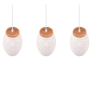 Trio R31573031 Pendelleuchte Bidar 3x28W | E27 | IP20 - höhenverstellbar, weiß