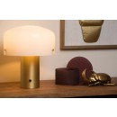 Lucide 05539/01/02 Timon 1x25w Tischlampe E27 - Messing, Glas, dimmbar