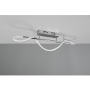 Trio R62361106 LED-Deckenleuchte Argos 1x28W | 3500lm | 4000K | IP20 - 3 Phasen dimmbar, chrom/weiß