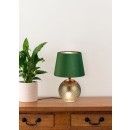 Trio R51242015 Tischleuchte Jonna 2x18W | E14 | IP20 - Kabelschalter, grün