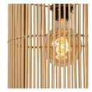 Lucide 03440/01/72 JANTINE Pendel-Deckenleuchte D260mm | 1xE27 - Rattan, schwarz