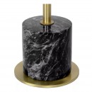 Lucide 03530/01/30 Tischlampe Brandon 1x40w | E14 - schwarz, Marmor und Metall, Kabelschalter