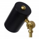 Lucide 03530/01/30 Tischlampe Brandon 1x40w | E14 - schwarz, Marmor und Metall, Kabelschalter