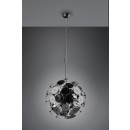 Trio 309900657 Pendelleuchte Discalgo 6x40W | E14 | IP20 - höhenverstellbar, mattschwarz, verchromt