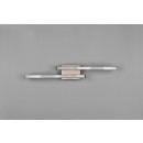 Trio R62472135 LED-Deckenleuchte Route 2x5W | 500lm | 3000K | IP20 - Holzimitation, weiß