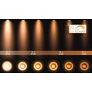 Lucide 09921/12/31 Spotleuchte Feder 1x12w | LED GU10 | 820lm | 2200k / 3000k - inkl. Lampe, weiß, dimmbar, CCT