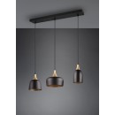 Trio 310500332 Pendelleuchte Chiraz 1x25W | E27 | IP20 - höhenverstellbar, mattschwarz