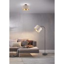 Trio 419090144 Stehleuchte Julieta 1x60W | E27 | IP20 - Fußschalter, flexibler Arm, beige