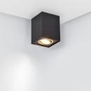 Trio 613000180 Biscuit 1x35W | GU10 | IP20 - variable Lichtrichtungseinstellung, schwarz, gold